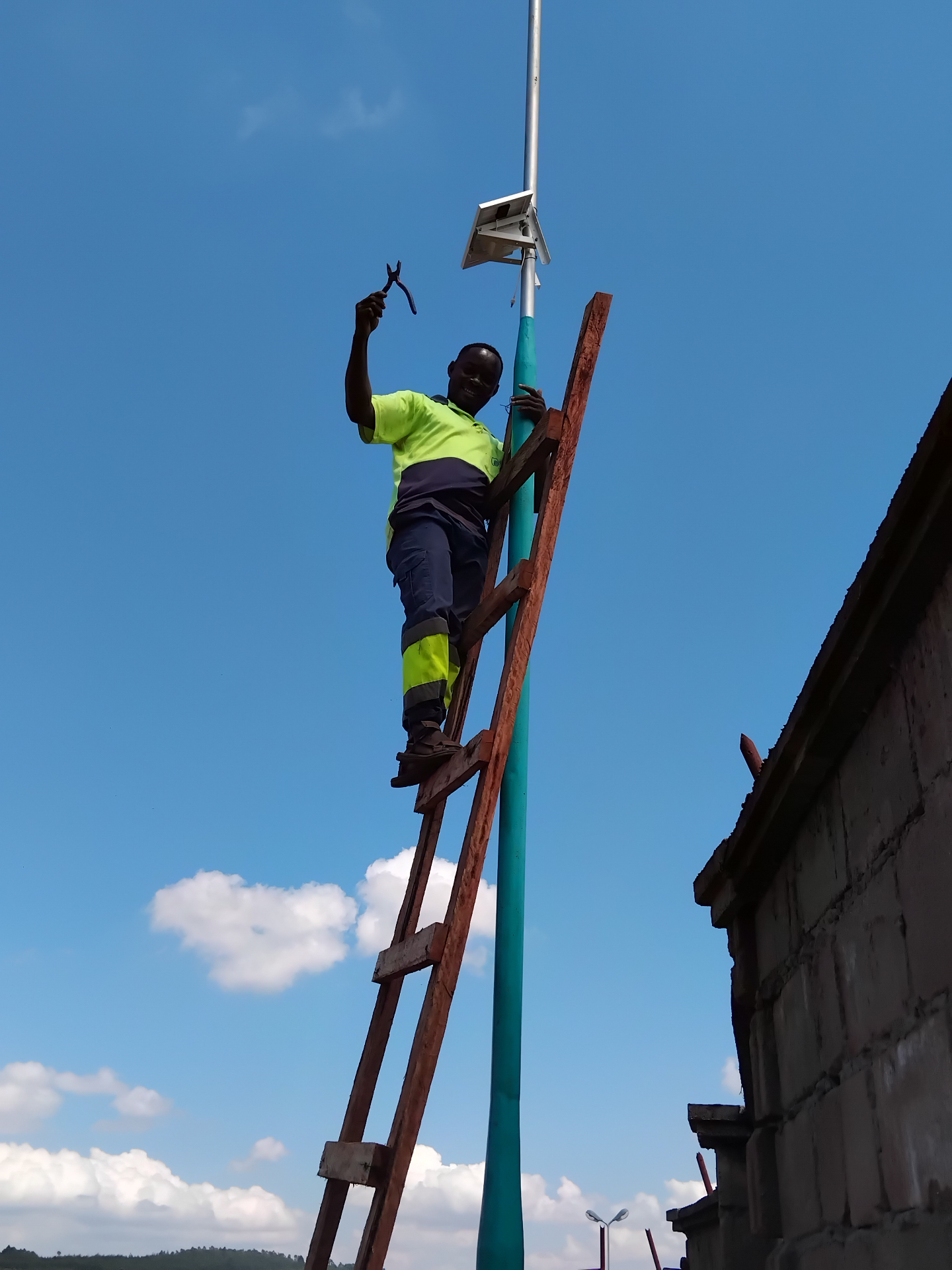 Solar Camera Pole